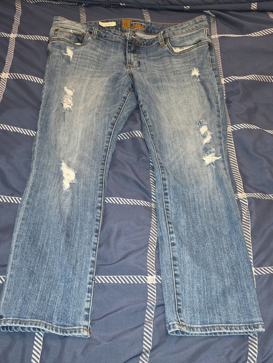 Kut from the Kloth Denim - Kut from the Kloth Light Wash Distressed Boot Cut Jeans